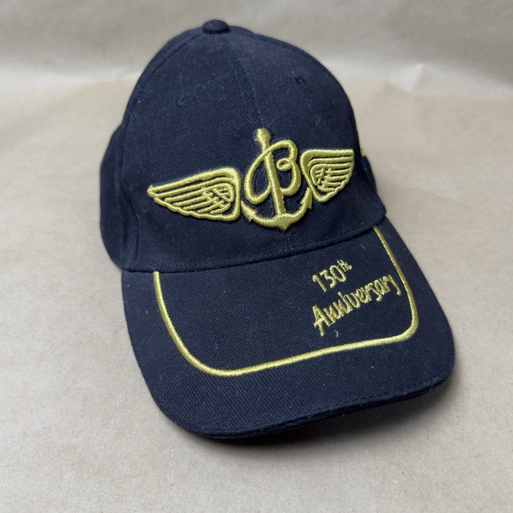 Breitling 130th Anniversary Baseball Cap One Size Black Gold Embroidered Hat
